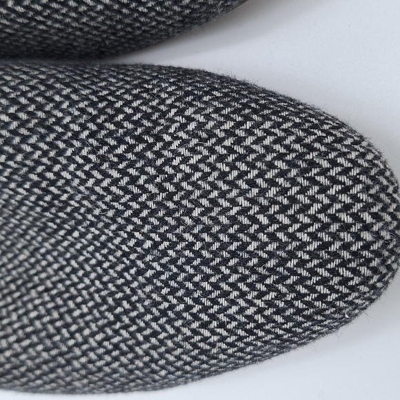 J. Crew Black and White Flats Tweed Women's Loafers - Picture 6 of 15